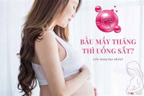 Bầu mấy tháng thì uống sắt Liều lượng bao nhiêu