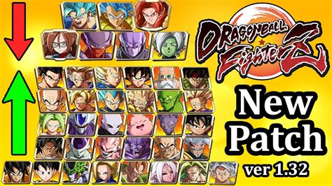 Every Change Of The Dbfz New Patch Youtube