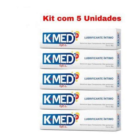 K Med Gel Lubrificante Intimo Cimed 5x50g Sex Shop Kmed Prazer Sexual