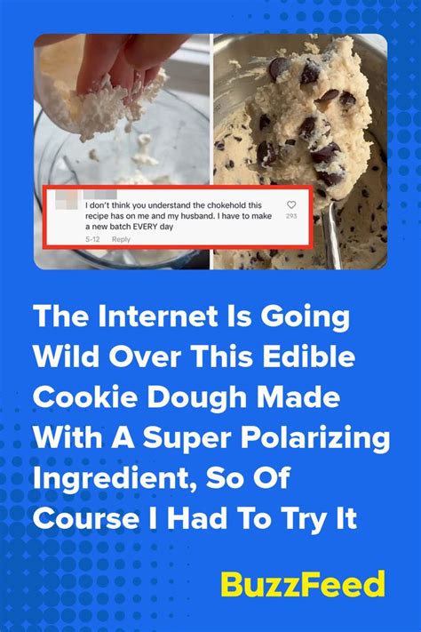 The Internet Is Going Wild Over This Edible Cookie Dough Made With One Polarizing Ingredient In