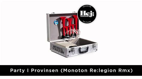 Hej Matematik Party I Provinsen Monoton Re Legion Rmx Youtube