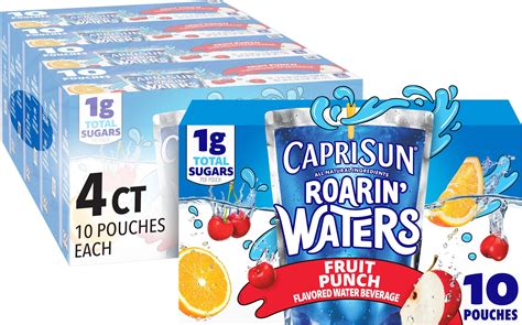 Amazon.com : Capri Sun Roarin' Waters Fruit Punch Wave Naturally