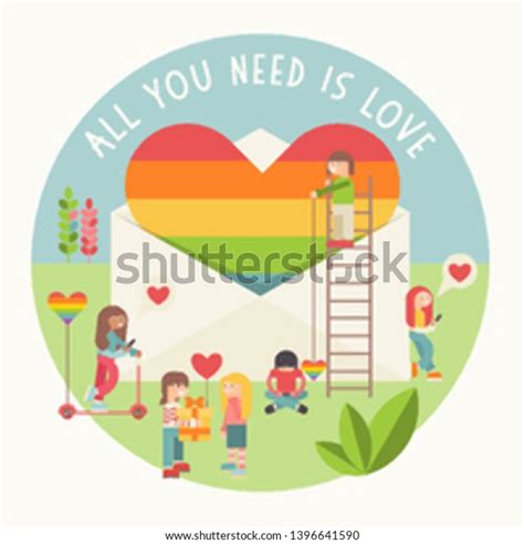 Lgbt People Community Poster Lgbtq Group Stock Vector Royalty Free