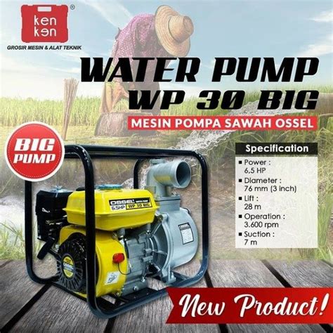 Jual MESIN POMPA IRIGASI AIR SAWAH ALKON WATER IRIGASI PUMP 3 INCH WP