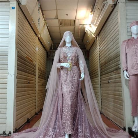 Baju Pengantin Warna Rose Gold Gaun Pengantin Rose Gold Cek Sayah