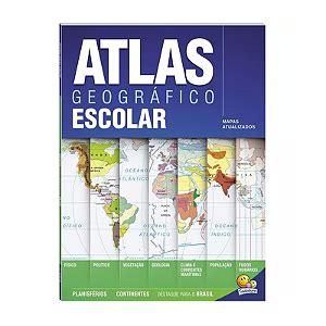 Atlas Escolar Geogr Fico P Ginas Todolivro Shopel Papelaria