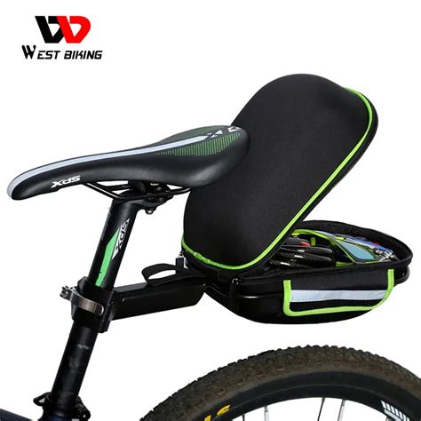 Capa De Chuva Para Bicicleta West Biking Saco Traseiro Reflexivo