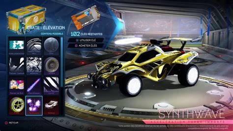 New Mystery Decal Rocket League Crate Elevation Opening Youtube