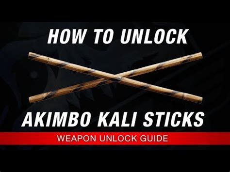 Modern Warfare How To Unlock Akimbo Kali Sticks Melee Weapon Guide