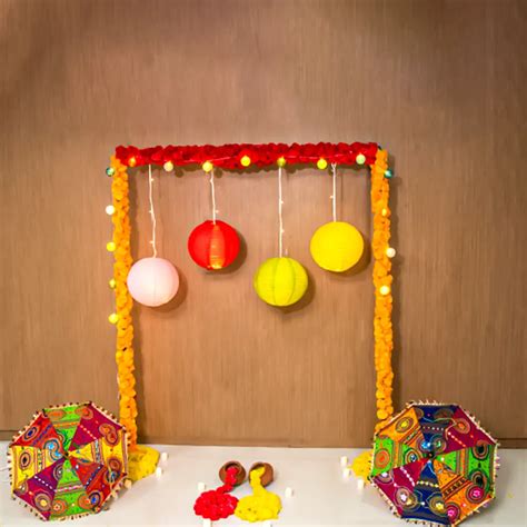 Diwali Celebrations Backdrop Stand Setup | Party Decorations in ...