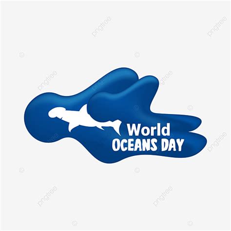 Oceans Day Clipart Transparent Background World Oceans Day Png