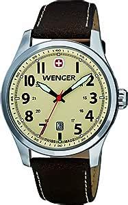 Wenger 10541106 Reloj analógico de cuarzo para hombre con correa de