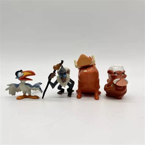 Lot De Figurines Disney Roi Lion Jouet Pumbaa Zazu Rafiki Pvc G Teaux