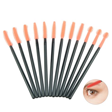 20pcs Disposable Eyelash Brush False Eyebrow Comb Brush Mascara Wands Applicator Wand Brushes