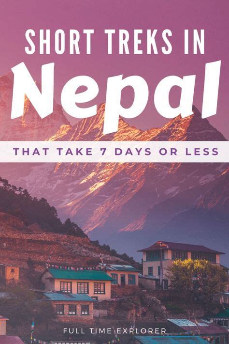 Short Treks In Nepal That Take Less Than Days Artofit