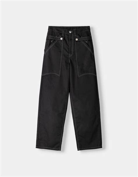 Super Baggy Carpenter Jeans Men Bershka