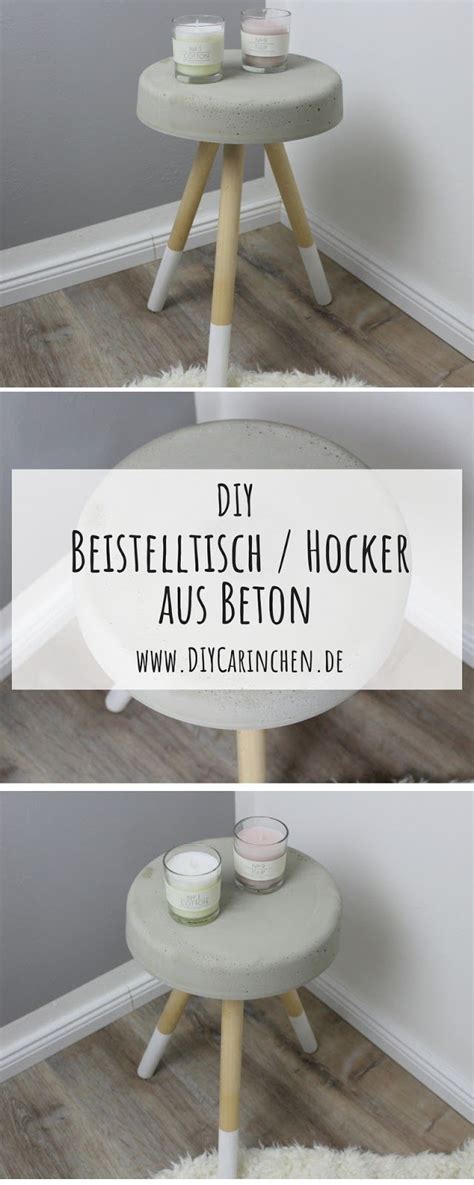 Diy Beistelltisch Hocker Aus Beton Selber Machen So Einfach Geht Es