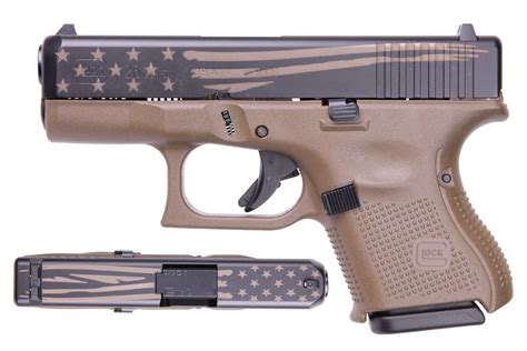 Shop Glock Gen Mm Carry Conceal Pistol With Fde Frame And Laser