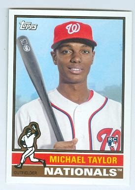 Michael Taylor baseball card (Washington Nationals) 2015 Topps Archives ...