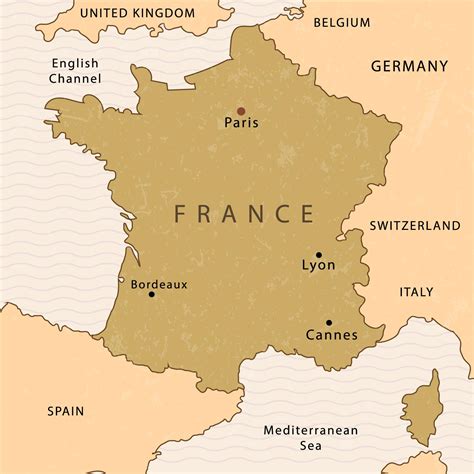 Paris France On A Map - Map Of New Hampshire