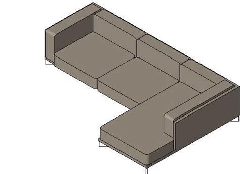 Revitcity Object Couch Soft Bench Berto Salotti Objects