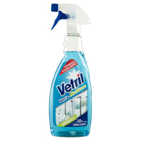 Vetril Vetri E Multiuso Ammoniaca Sgrassante 650 Ml Carrefour