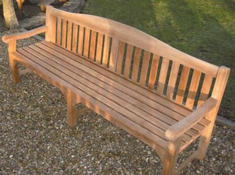 Large Oxford Teak Garden Bench Sustainable Furniture