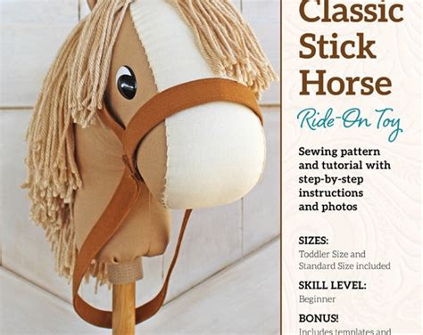 Classic Stick Horse Pattern by Rustic Horseshoe, Ride-on Toy - Etsy