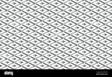 Black And White Seamless Vector Geometric Pattern Monochrome Repeating Pattern Three