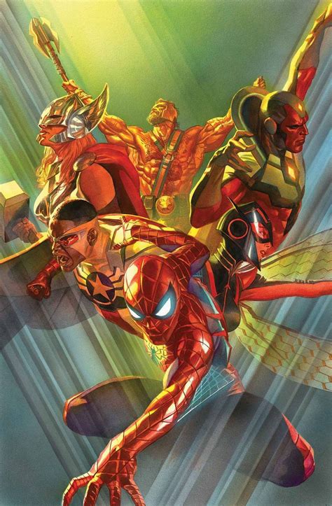 Now Avengers 1 Marvel Comics Art Avengers Comics Alex Ross