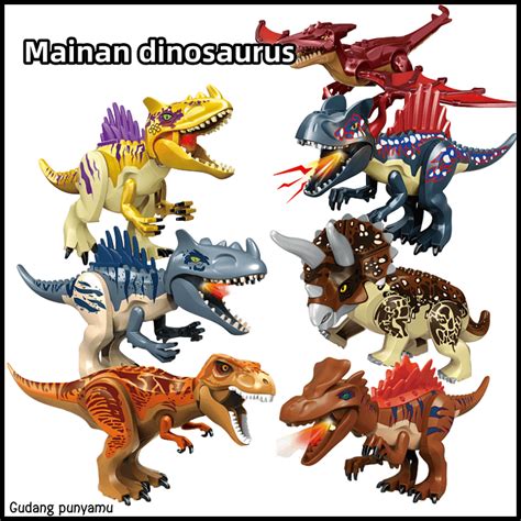 Jual Mainan Dinosaurus Tyrannosaurus Rex Stegosaurus Triceratops