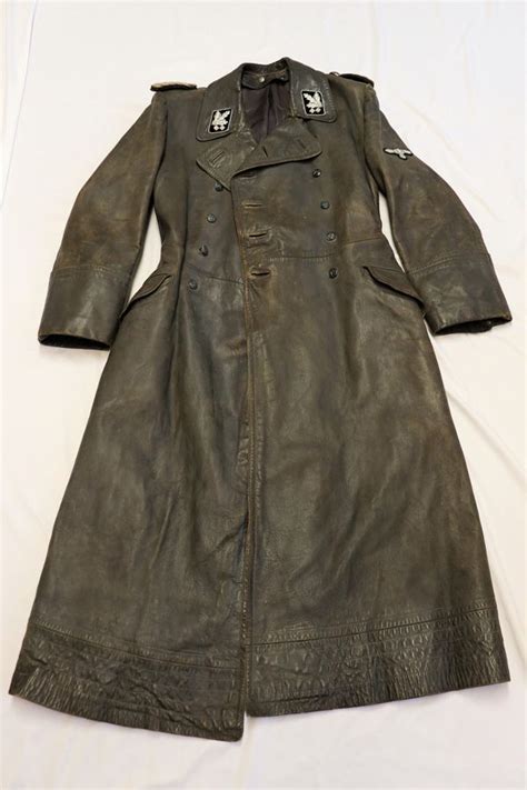 Ww2 Leather Nazi Overcoat Legacy Collectibles