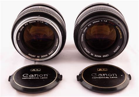 Canon Fd 55mm F12 Alaspherical Lens