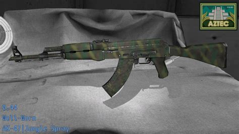 AK 47 Jungle Spray Skin Wear Preview YouTube