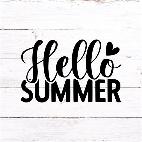 Hello Summer Svg Beach Svg Summer Svg Glasses Clipart Summer Quote Svg