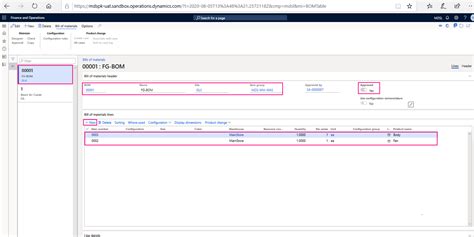 Microsoft Dynamics Supply Chain Management Production Bill Of Material Creation Mahmood Ul Hassan