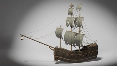 Wooden Pirate Ship | CGTrader