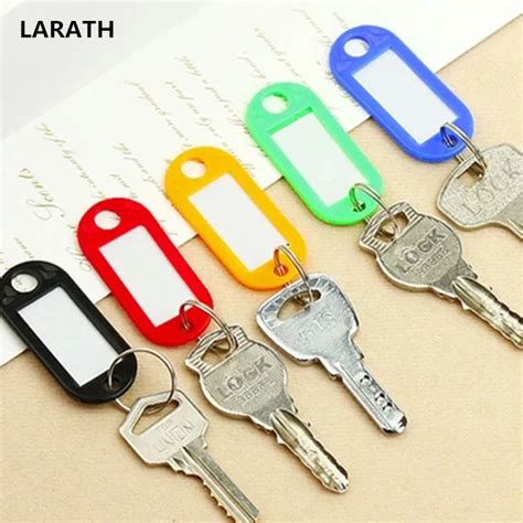 Aliexpress Buy 5 PCS Colorful Plastic Keychain Key ID Labels Name