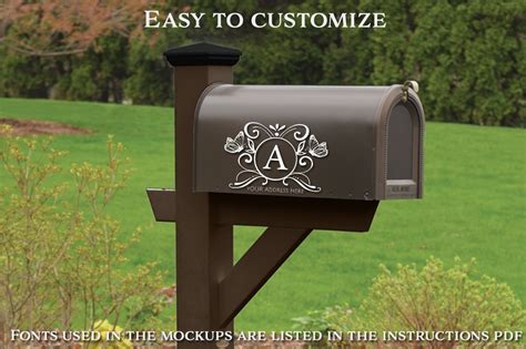 Mailbox Decals Pack Svg Dxf Eps And Png Signs Design