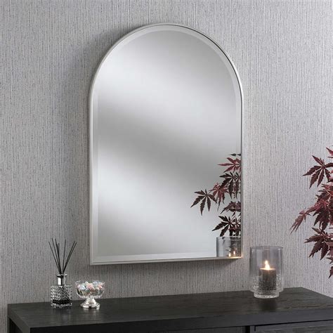 Camden Arch Top Silver Mirror Home Accessories Mirrors