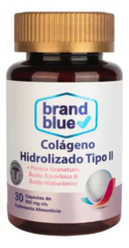 Colágeno Hidrolisado Tipo Ii 30 Cápsulas Marca Azul Sabor Neutro