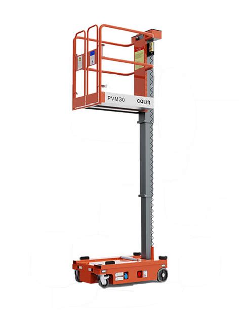 Push Around Mast Lift Safe And Efficient Single Man Lift