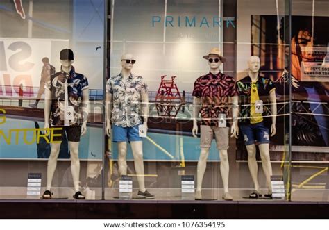 Primark Stores Window Mannequins Bournemouth Dorset Stock Photo