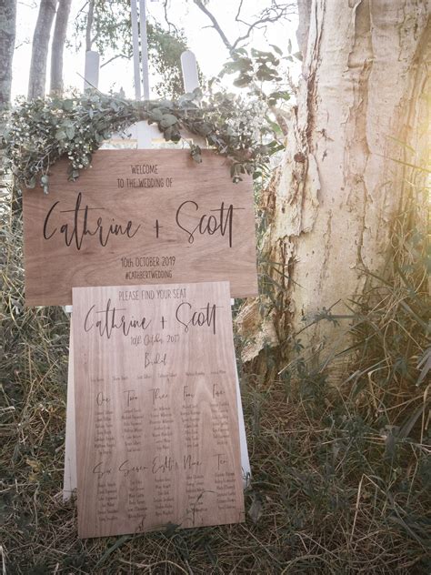 Wedding Sign Combo Package Welcome Sign Seating Chart Etsy Australia