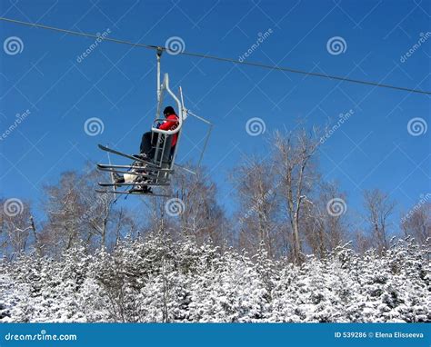 Ski Chairlift Stock Photo Image Of Outdoors Alpine Nature 539286