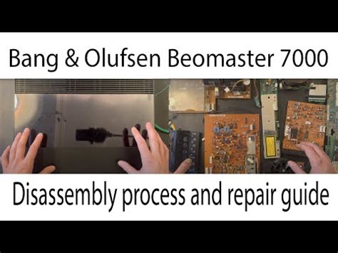 Bang Olufsen Beomaster Disassembly Process And Repair Guide