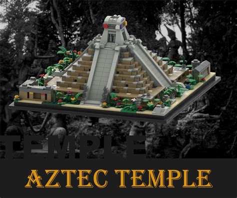 Lego Moc Aztec Temple By Thebrickarchitect Rebrickable Build With