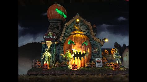 Lemax Spooky Town Mad Pumpkin Patch Review New For Youtube