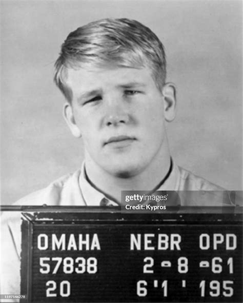 A Mug Shot Of American Actor Nick Nolte Following His Arrest In