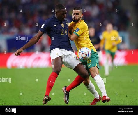 Al Wukair Qatar 22nd November 2022 Ibrahima Konate Of France Tackles